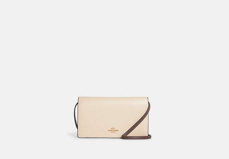 Color Block Fold-Over Clutch by T3 for Women - 1 Pc Bag