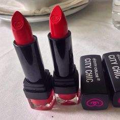 CITY COLOR City Chic lipstick Red Display Case Set 24 Pieces - L0008