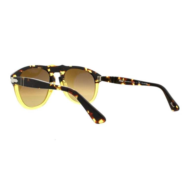 Persol PO649 1024-M2 - Ebano e Oro-Brown Faded Polarized by Persol for Unisex - 52-20-135 mm Sunglasses