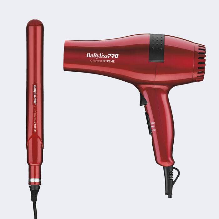 BaBylissPRO Ceramix Xtreme Flat Iron 1" & Hair Dryer