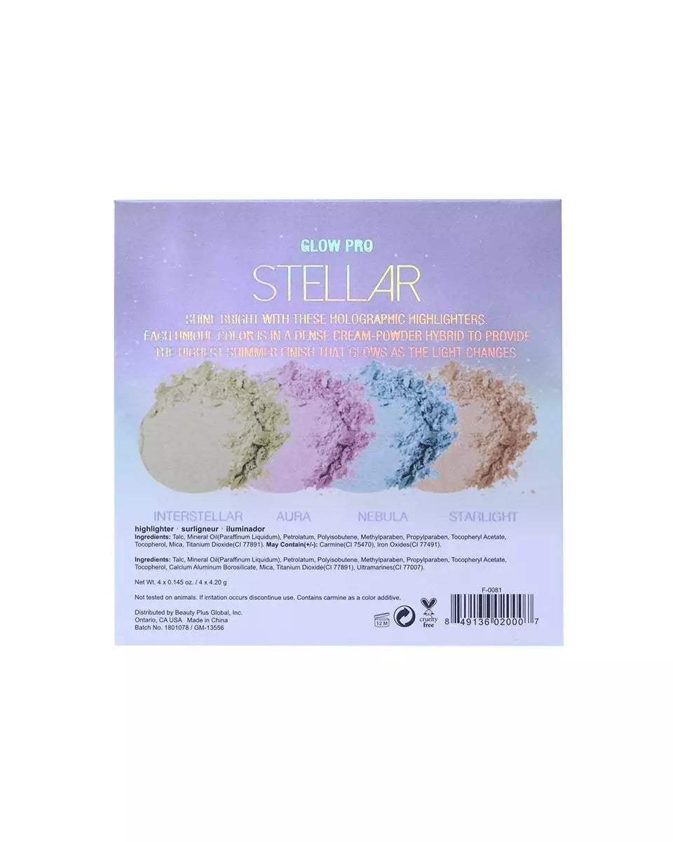 CITY COLOR Glow Pro Stellar Iridescent Highlighting Palette