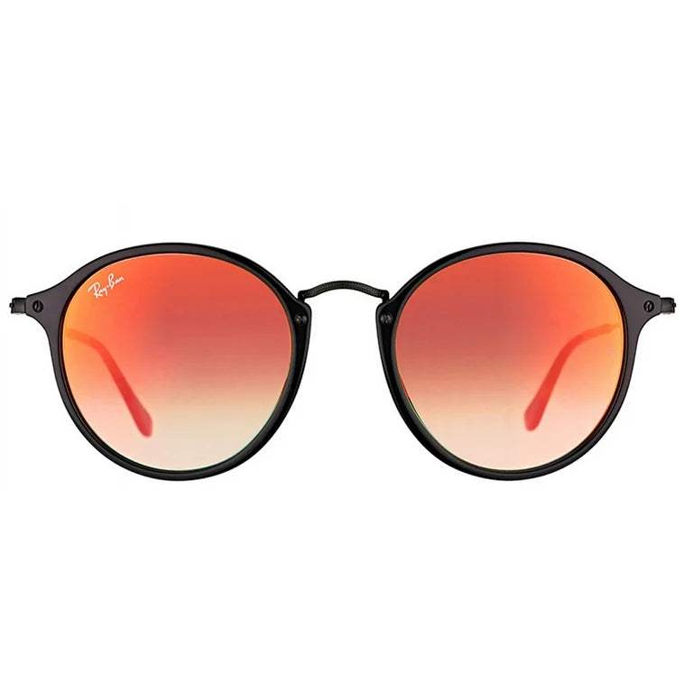 Ray Ban RB 2447 901-4W - Black-Orange Gradient Flash by Ray Ban for Unisex - 49-21-145 mm Sunglasses