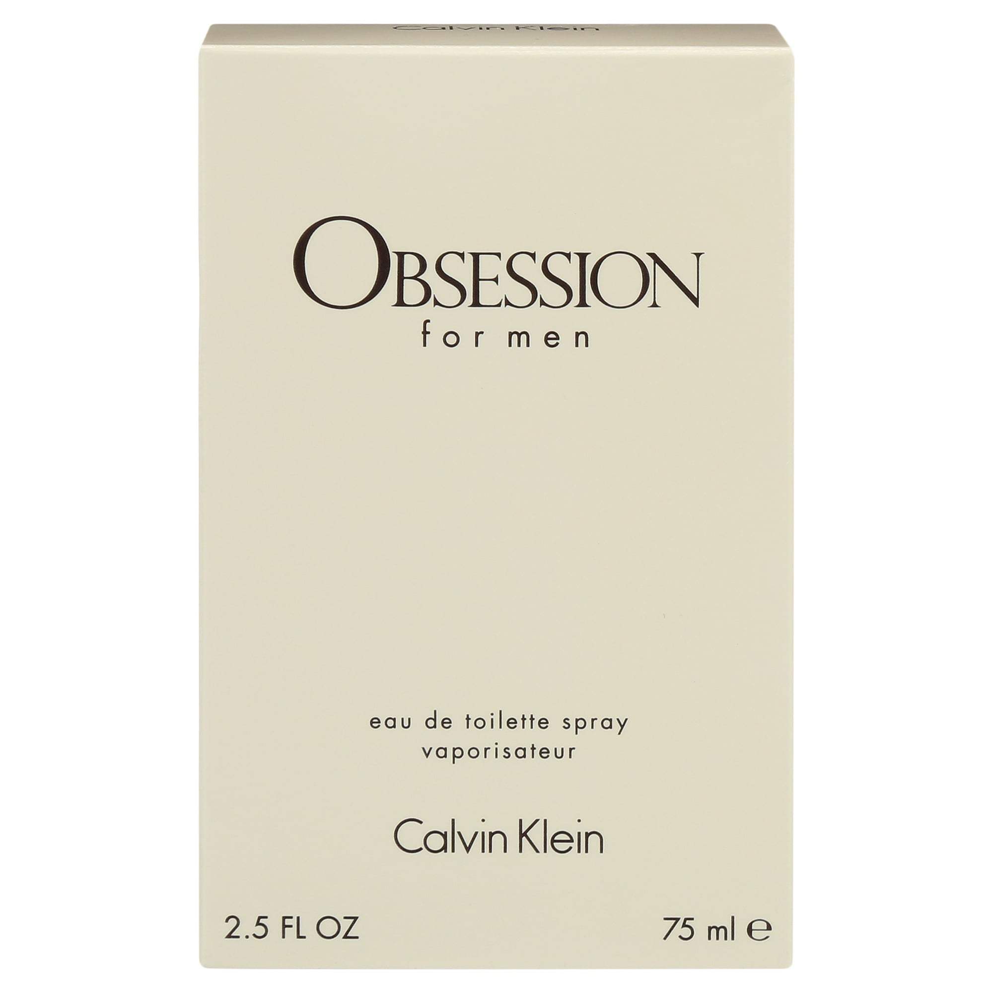 Obsession by Calvin Klein for Men - 2.5 oz EDT Spray