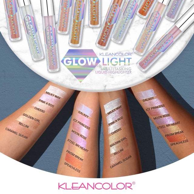 KLEANCOLOR Glow Light Multitasking Liquid Highlighter - Bellini