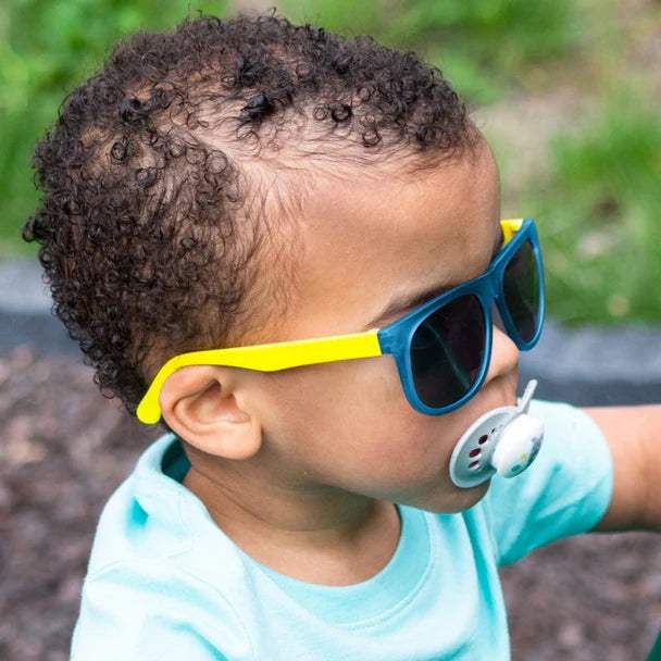 Kids Solize Boys of Summer - Clear to Blue by DelSol for Kids - 1 Pc Sunglasses