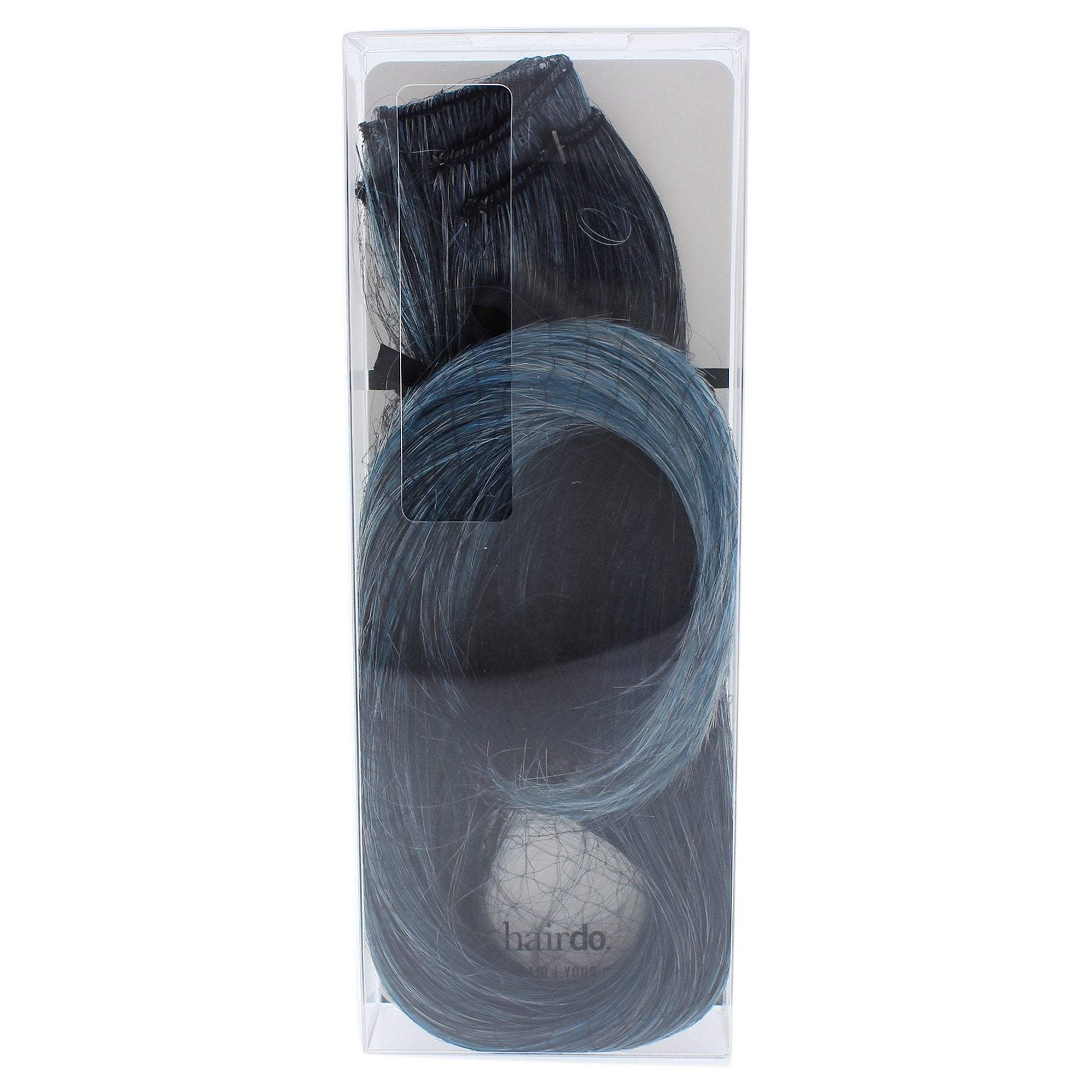 Straight Color Extension Kit - Stormy Blue by Hairdo for Women - 6 x 23 Inch Hair Extension