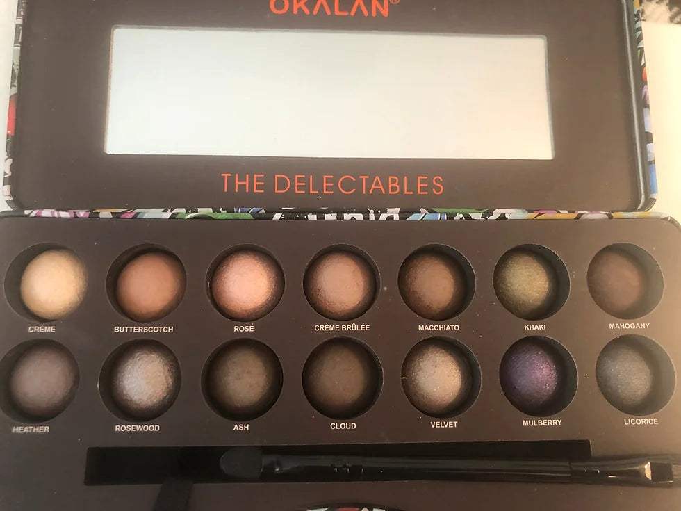OKALAN The Delectables Eyeshadow Palette A - Smokey Neutrals