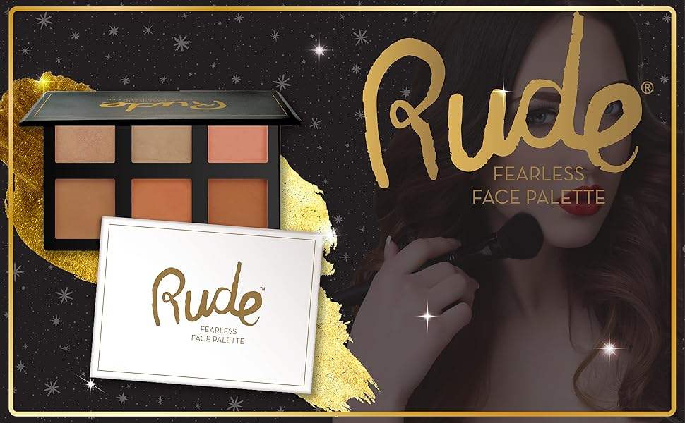 RUDE Fearless Face Palette
