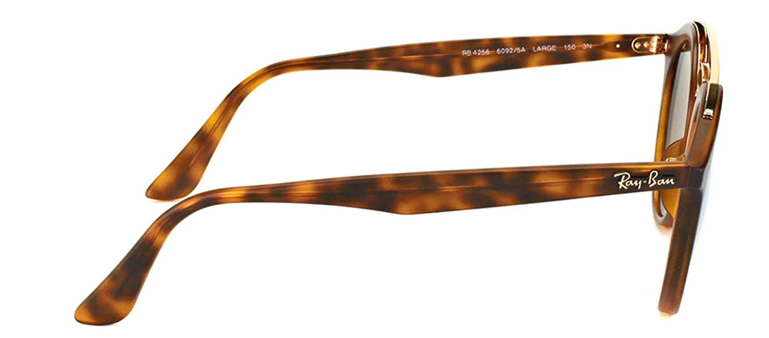 Ray Ban RB 4256 6092-5A Small - Tortoise-Gold by Ray Ban for Unisex - 46-20-145 mm Sunglasses