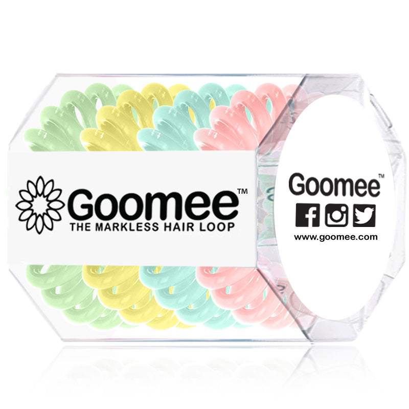 The Markless Hair Loop Set - Glow by Goomee for Women - 4 Pc Hair Tie