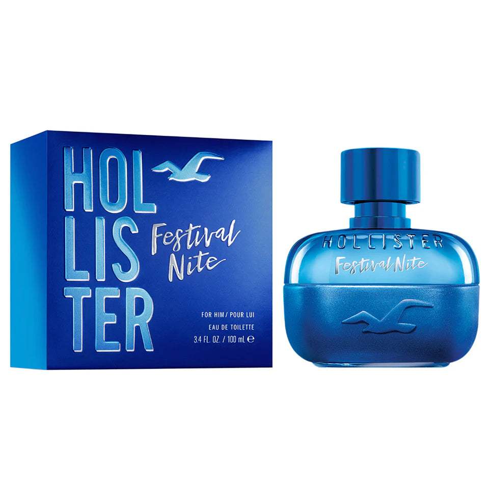 Festival Nite by Hollister for Men - 3.4 oz EDT Spray