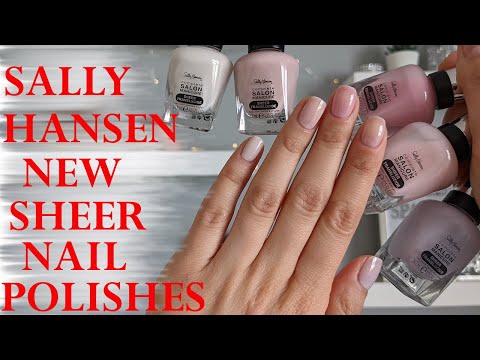 SALLY HANSEN Salon Nail Lacquer 4134 - Sheer Pressure