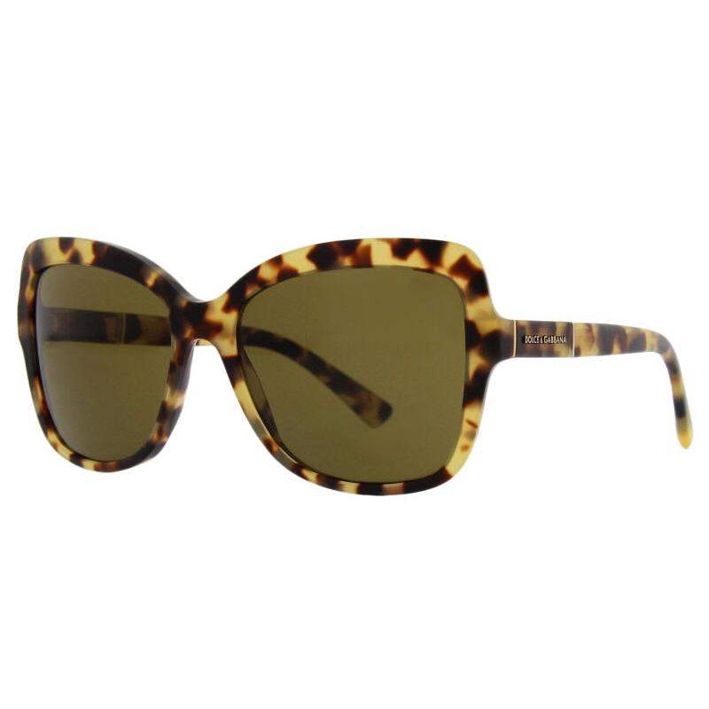 Dolce and Gabbana DG 4244 512-73 - Light Havana-Brown by Dolce and Gabbana for Women - 57-17-140 mm Sunglasses