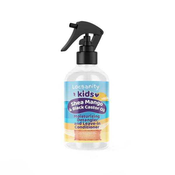 Locsanity Kids Shea Mango & Black Castor Oil Moisturizing Detangler and Leave-in Conditioner