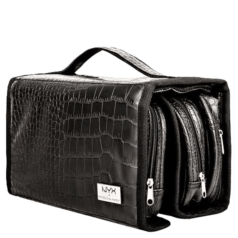 NYX Black Croc Travel Bag