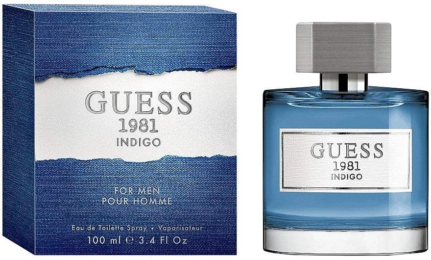 Guess 1981 Indigo by Guess for Men - 3.4 oz EDT Spray
