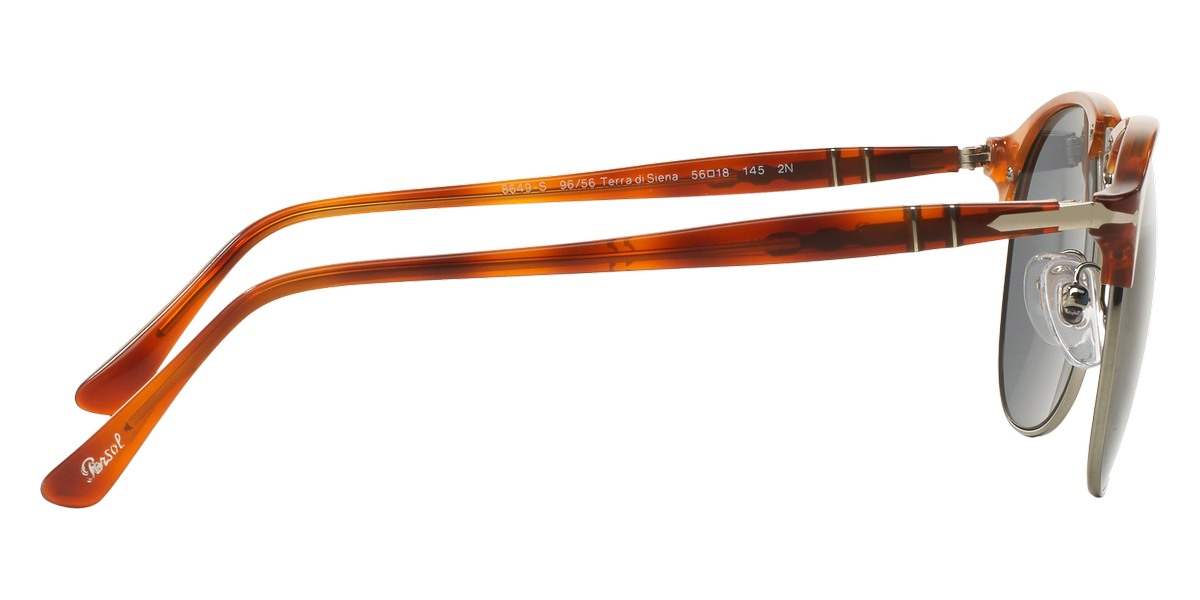 Persol PO8649S 96-56 Terra di Siena-Bue by Persol for Men - 53-18-145 mm Sunglasses