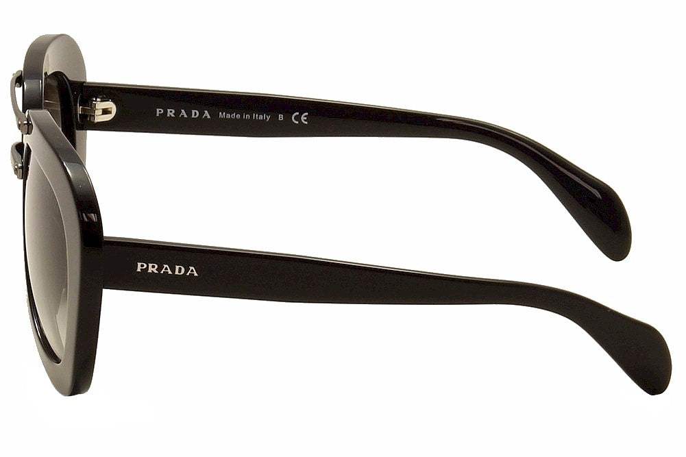 Prada SPR 28R 1AB-0A7 - Black-Grey by Prada for Women - 52-22-135 mm Sunglasses