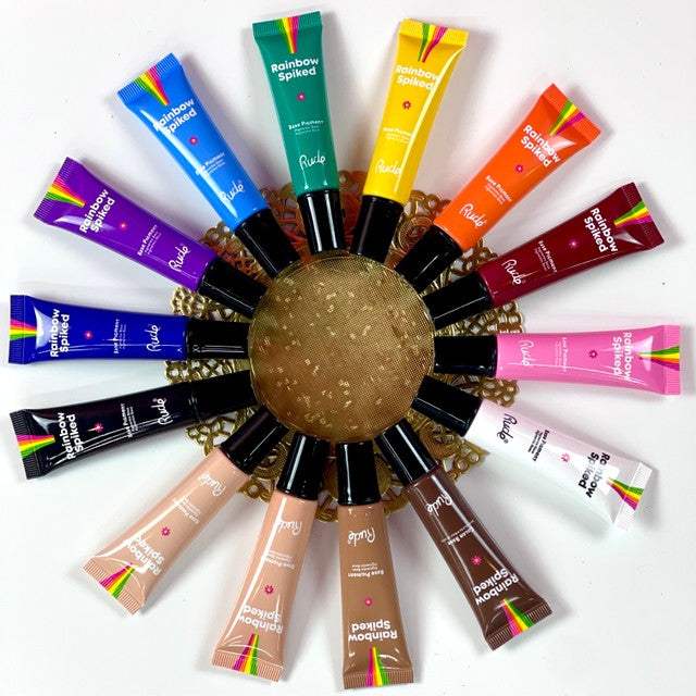 RUDE Rainbow Spiked Vibrant Colors Base Pigment Collection
