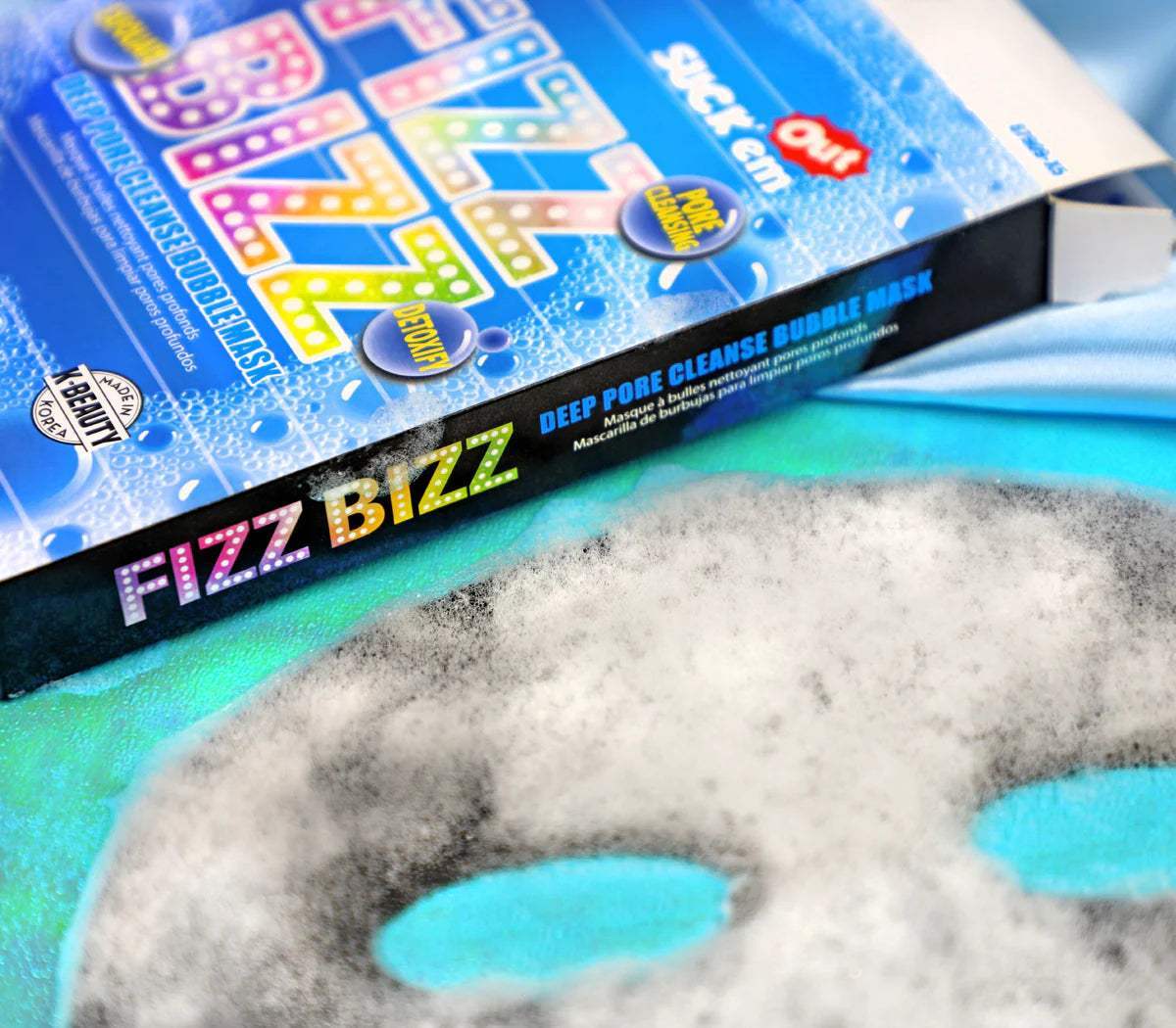 RUDE Fizz Bizz Deep Cleanse Bubble Mask