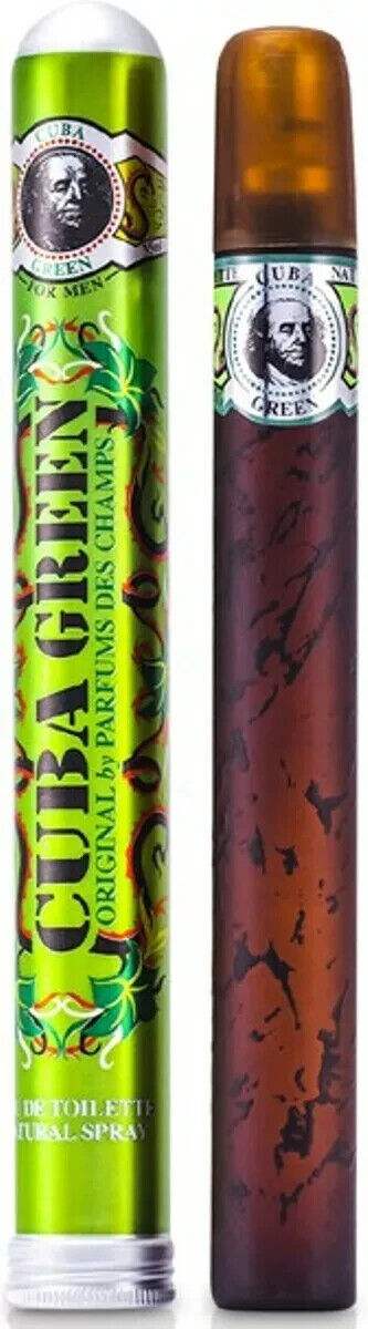 Cuba Green by Cuba for Men - 1.17 oz EDT Spray - Pack of 3