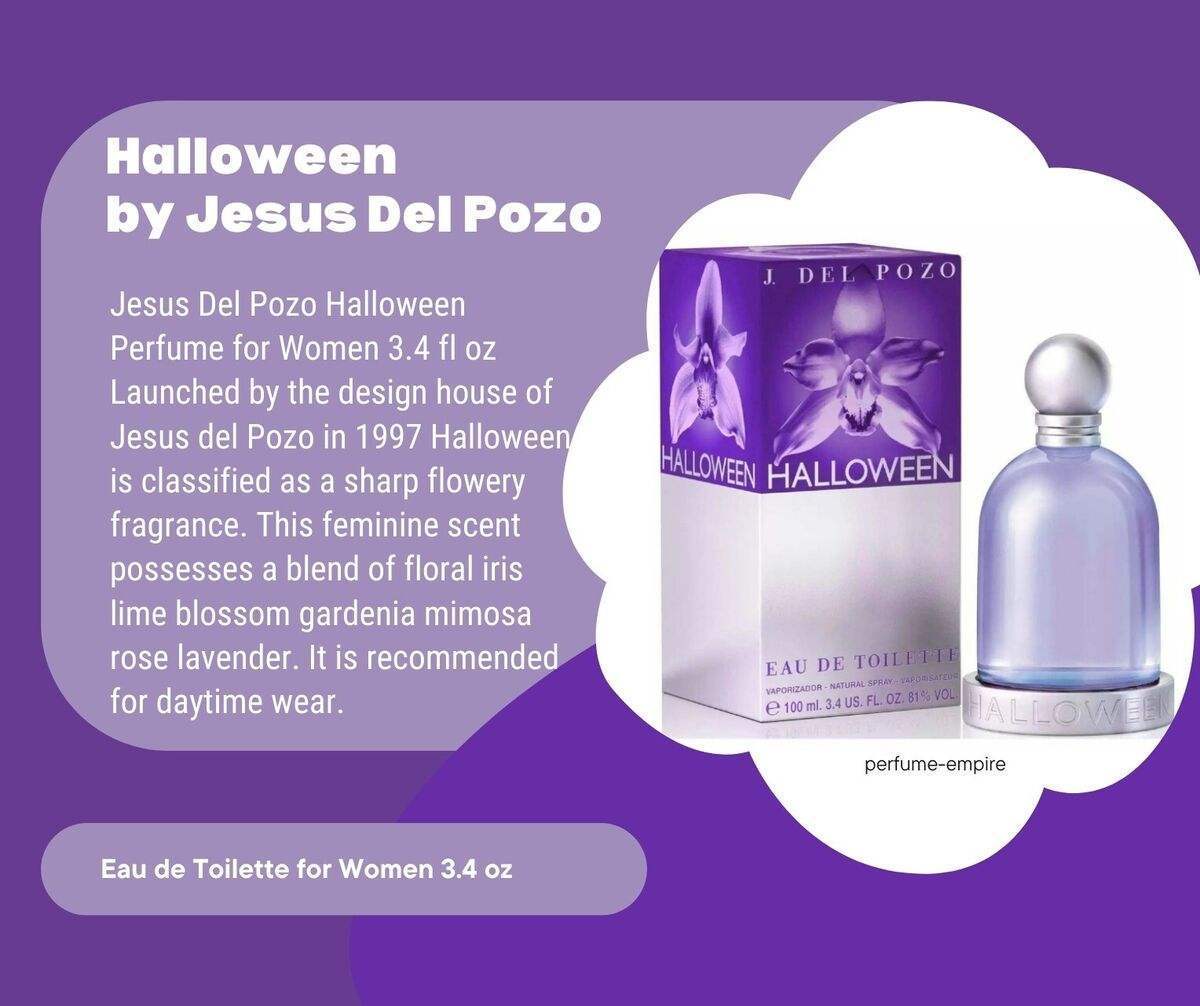 Halloween by J. Del Pozo for Women - 3.4 oz EDT Spray (Unboxed)