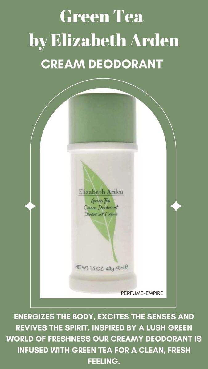 Green Tea by Elizabeth Arden for Women - 1.5 oz Cream Deodorant