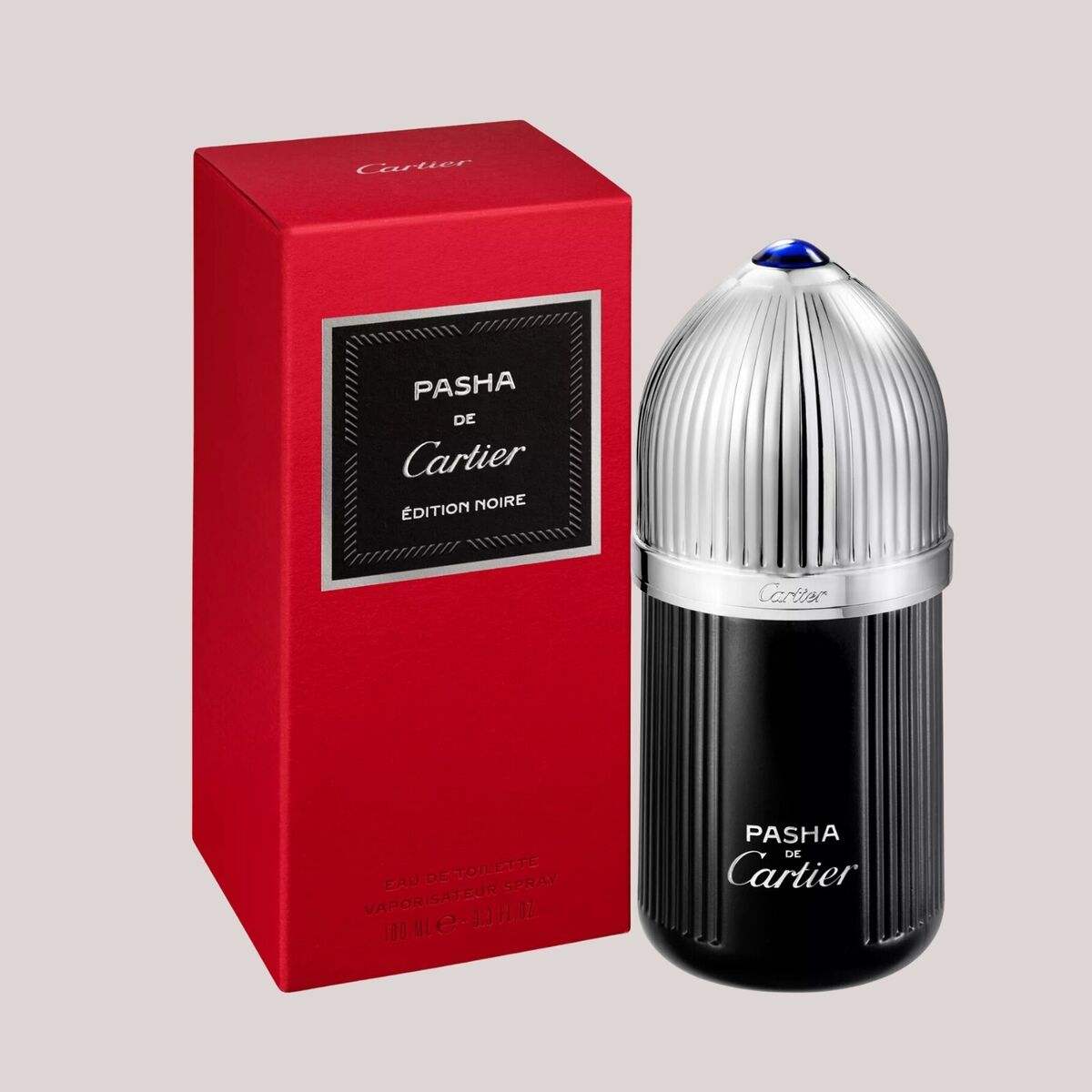 Pasha De Cartier Edition Noire by Cartier for Men - 3.3 oz EDT Spray