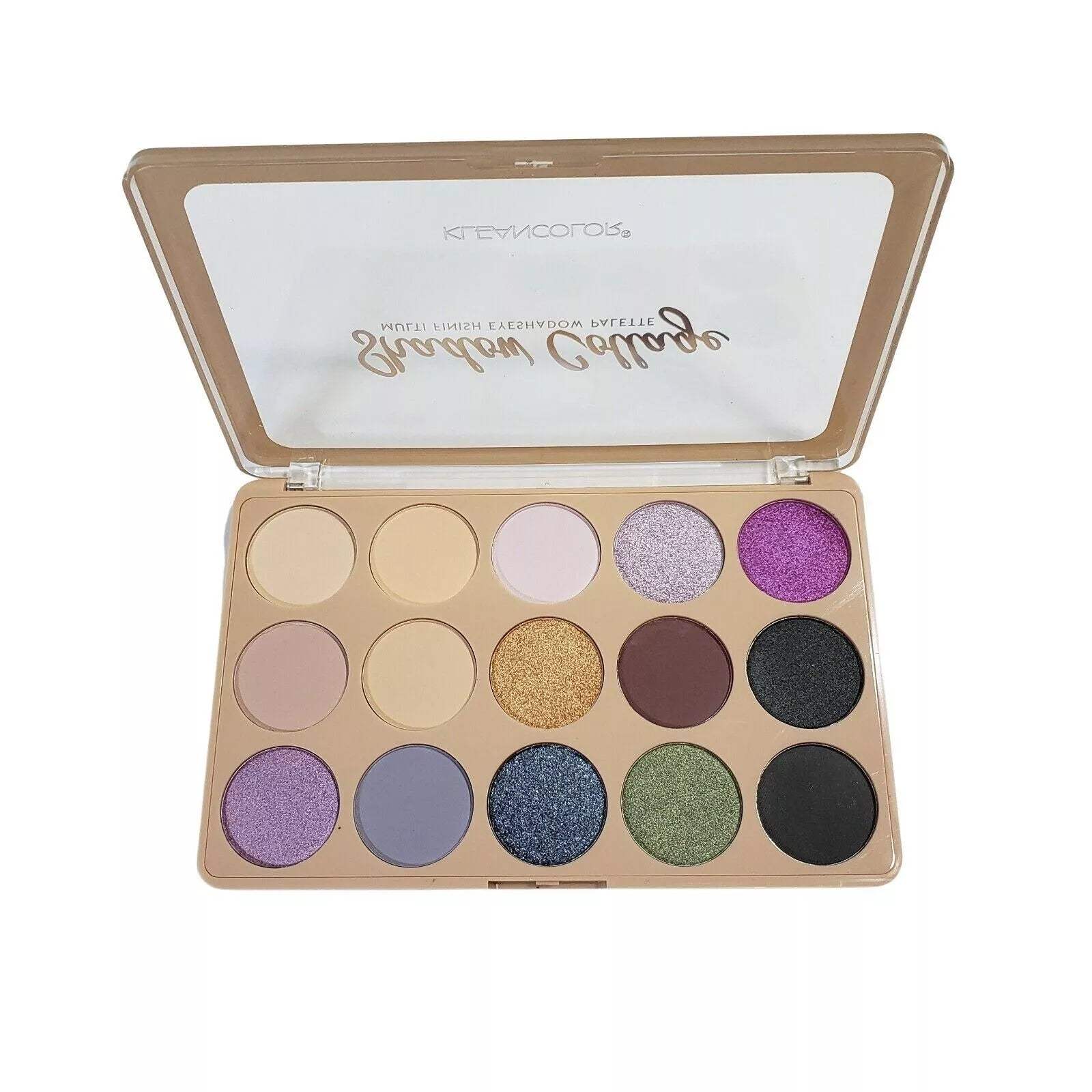 KLEANCOLOR Shadow Collage Multi Finish Eyeshadow Palette FUSION Display Set, 12 pcs