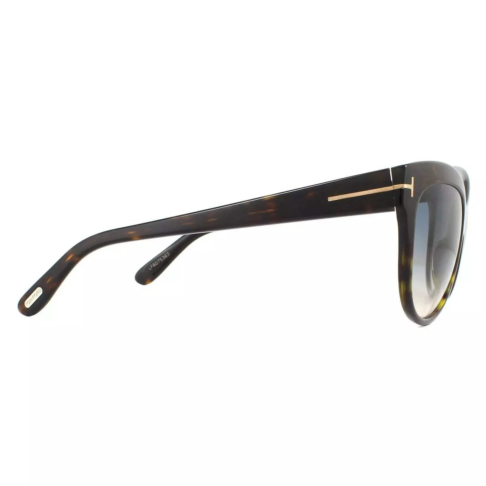Tom Ford TF430 52P Lily - Dark Havana-Blue Gradient by Tom Ford for Women - 56-16-140 mm Sunglasses