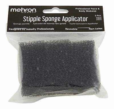 Mehron Stipple Sponge Applicator - Black