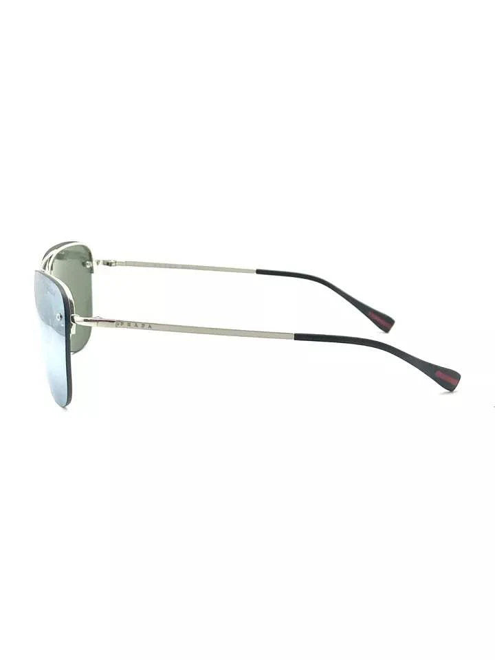 Prada SPS 53R 1BC-5K2 - Silver-Green Silver by Prada for Women - 57-14-135 mm Sunglasses