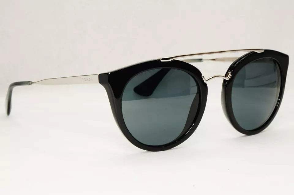 Prada SPR 23S 1AB-1A1 - Black Silver-Grey by Prada for Women - 52-22-140 mm Sunglasses