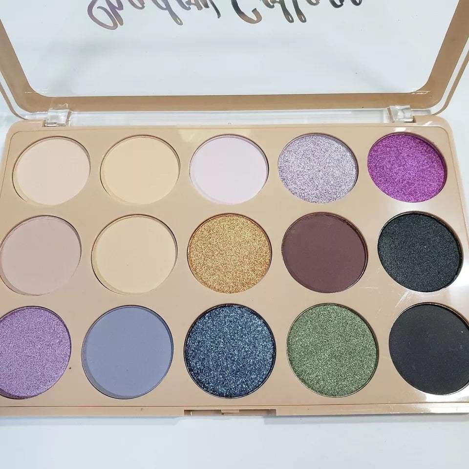KLEANCOLOR Shadow Collage Multi Finish Eyeshadow Palette FUSION Display Set, 12 pcs
