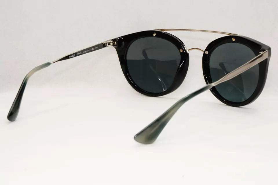 Prada SPR 23S 1AB-1A1 - Black Silver-Grey by Prada for Women - 52-22-140 mm Sunglasses
