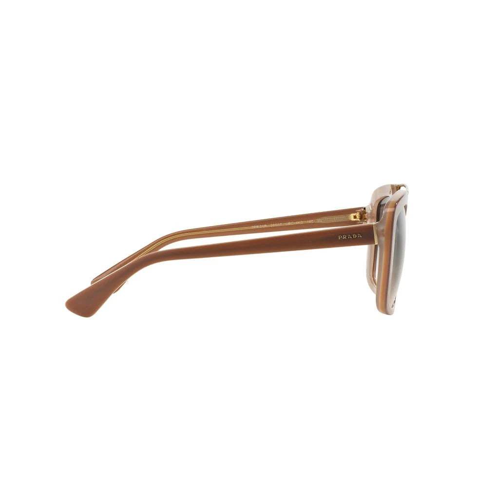 Prada SPR 24R UED-3H2 - Opal Brown Beige-Light Brown Gradient Light Green by Prada for Women - 56-17-140 mm Sunglasses