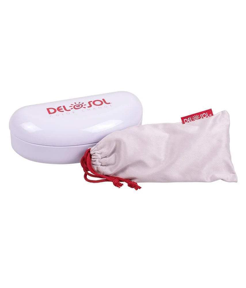 Solize Summer Breeze - Clear to Pink by DelSol for Women - 1 Pc Sunglasses