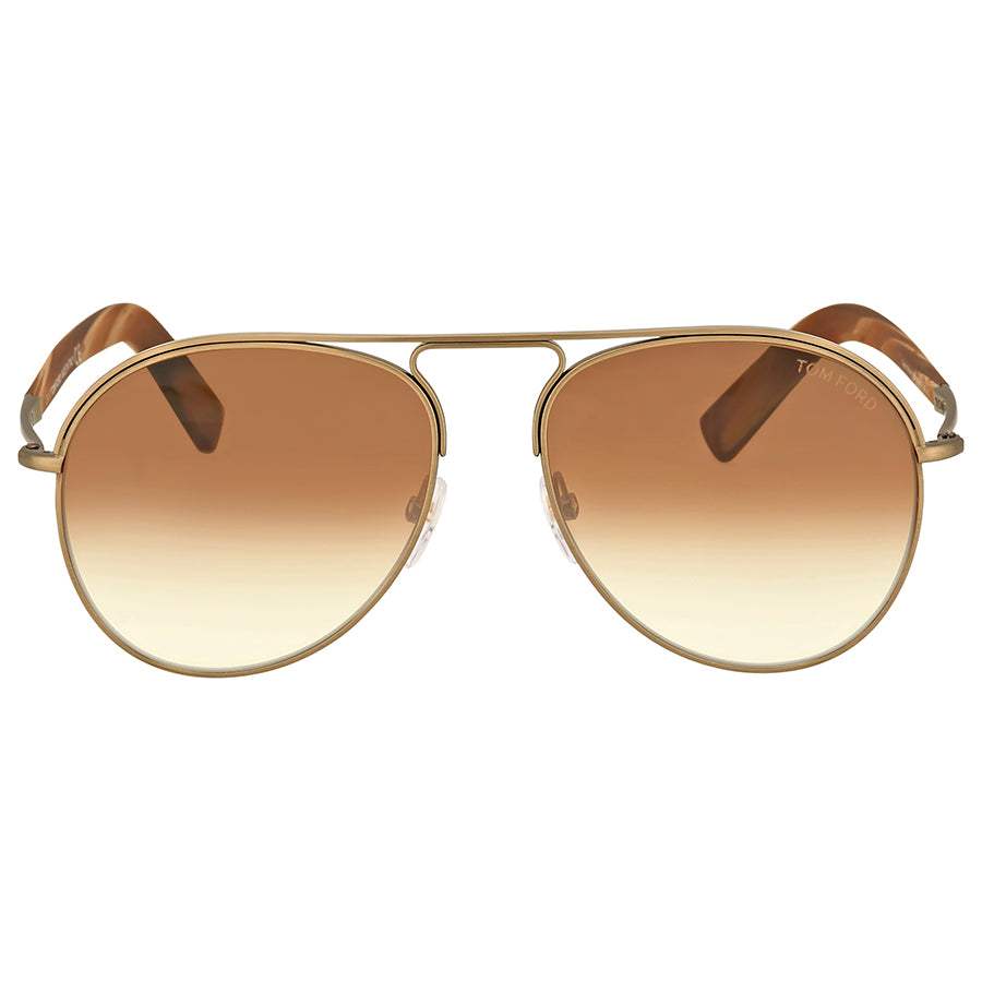 Tom Ford TF448 33F Cody - Dark Gold-Brown Gradient by Tom Ford for Women - 56-15-145 mm Sunglasses